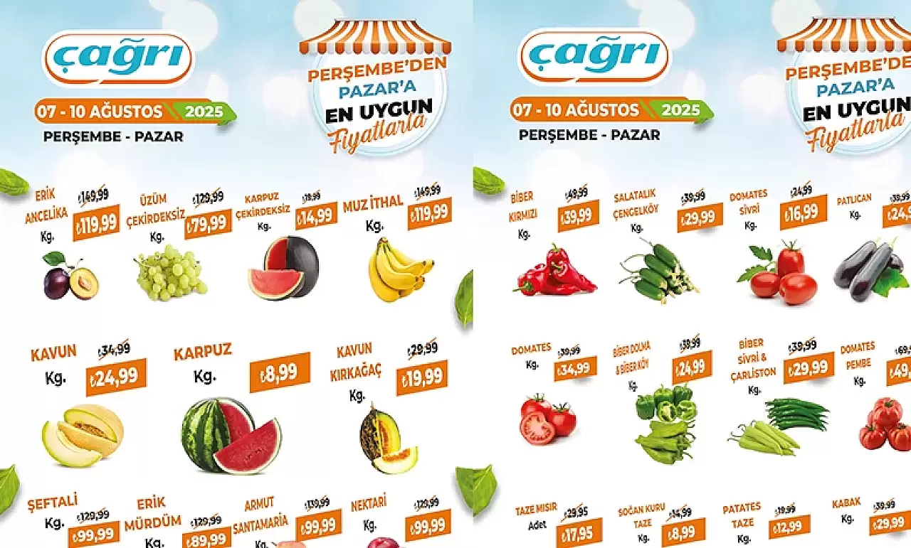 Çağrı 7 Ağustos 2025 Kataloğu Aktüel Ürünlerinde Neler Var?