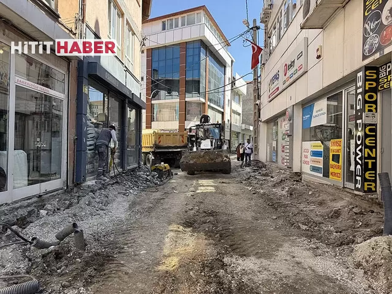 Çorum'da Tarihi Dr. Pertevbey Sokaklar Yenileniyor!