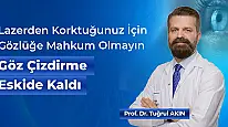 Lazerden Korktuğunuz İçin Gözlüğe Mahkûm Olmayın: Göz Çizdirme Eskide Kaldı