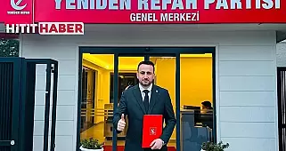 Genç iş adamı Ferhat Yeğen, Yeniden Refah Partisi Çorum Merkez İlçe Başkanlığı'na Atandı