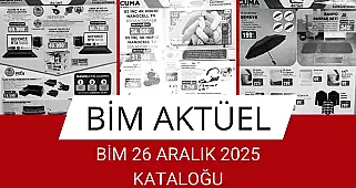 BİM 26 ARALIK 2025 KATALOĞU İÇİN GERİ SAYIM: YILIN SON CUMASINDA ŞAŞIRTICI SÜRPRİZLER!