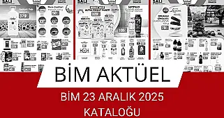 BİM 23 ARALIK 2025 KATALOĞU YAYINLANDI!
