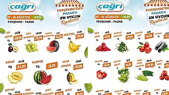 Çağrı 7 Ağustos 2025 Kataloğu Aktüel Ürünlerinde Neler Var?