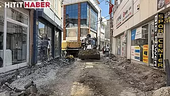 Çorum'da Tarihi Dr. Pertevbey Sokaklar Yenileniyor!