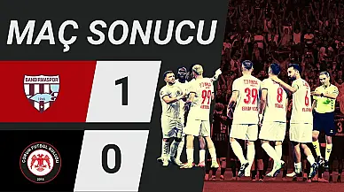 Zirve Yarışında Kritik Adım: Bandırmaspor Evinde Çorum FK'yı Tek Golle Geçti!