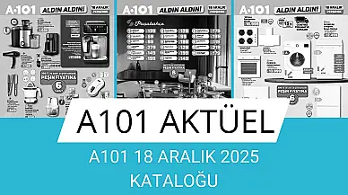 A101 18 ARALIK 2025 KATALOĞU ÇIKTI!