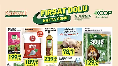 Tarım Kredi Kooperatif Market 8 Ağustos Hafta Sonu Kataloğu