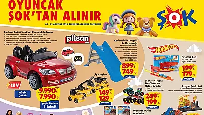 Şok 9 Ağustos 2025 Kataloğu Aktüel Ürünleri