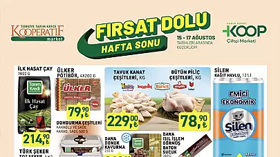 Tarım Kredi Kooperatif Market 15 Ağustos Hafta Sonu Kataloğu