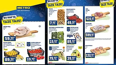 Metro Market 14 Ağustos 2025 Kataloğu Aktüel Ürünlerinde Neler Var?