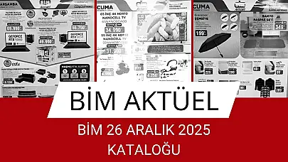 BİM 26 ARALIK 2025 KATALOĞU İÇİN GERİ SAYIM: YILIN SON CUMASINDA ŞAŞIRTICI SÜRPRİZLER!