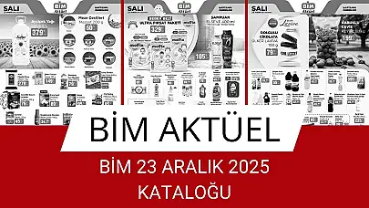 BİM 23 ARALIK 2025 KATALOĞU YAYINLANDI!