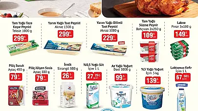 BİM Aktüel 16 Aralık 2025 Salı Şov Yapıyor: Beyaz Peynir 2 KG ve Piliç Etinde Şaşırtan Fırsatlar!