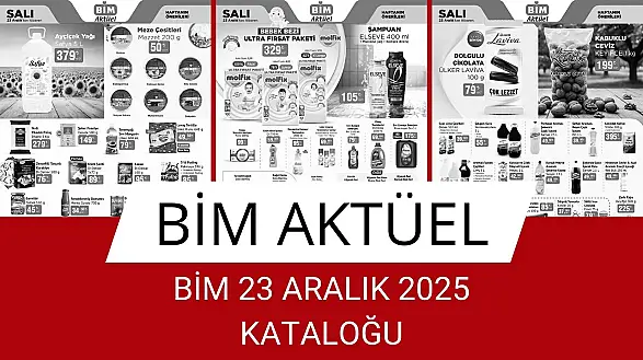 BİM 23 ARALIK 2025 KATALOĞU YAYINLANDI!