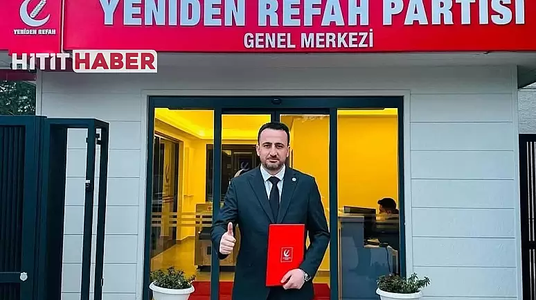 Genç iş adamı Ferhat Yeğen, Yeniden Refah Partisi Çorum Merkez İlçe Başkanlığı'na Atandı