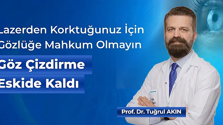 Lazerden Korktuğunuz İçin Gözlüğe Mahkûm Olmayın: Göz Çizdirme Eskide Kaldı