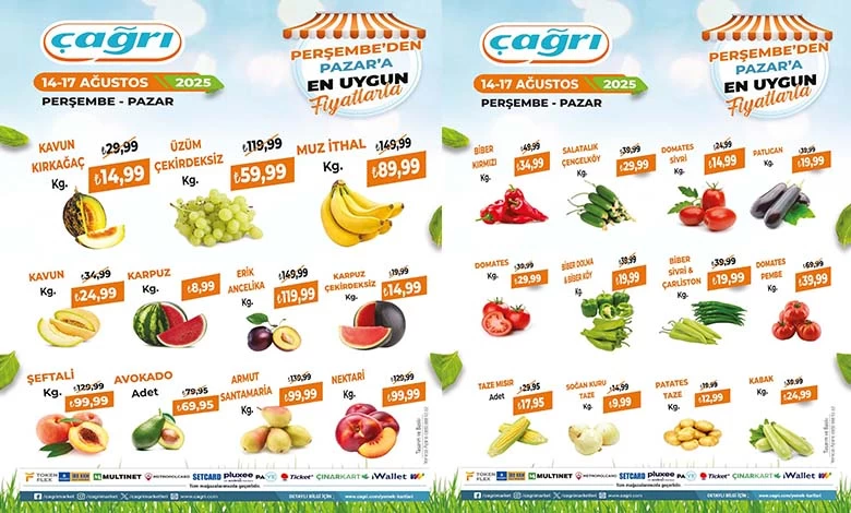 Çağrı 14 Ağustos 2025 Kataloğu Aktüel Ürünlerinde Neler Var?
