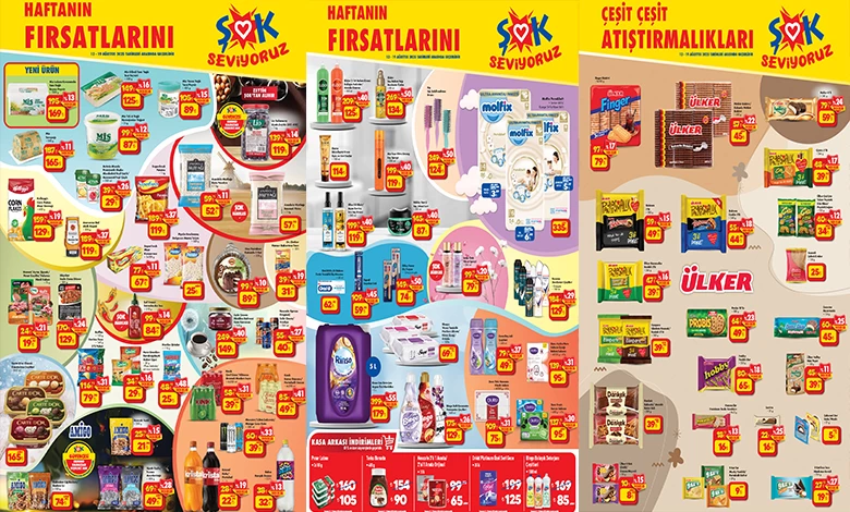 Şok 13 Ağustos 2025 Kataloğu Aktüel Ürünleri