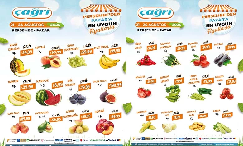 Çağrı 21 Ağustos 2025 Kataloğu Aktüel Ürünlerinde Neler Var?