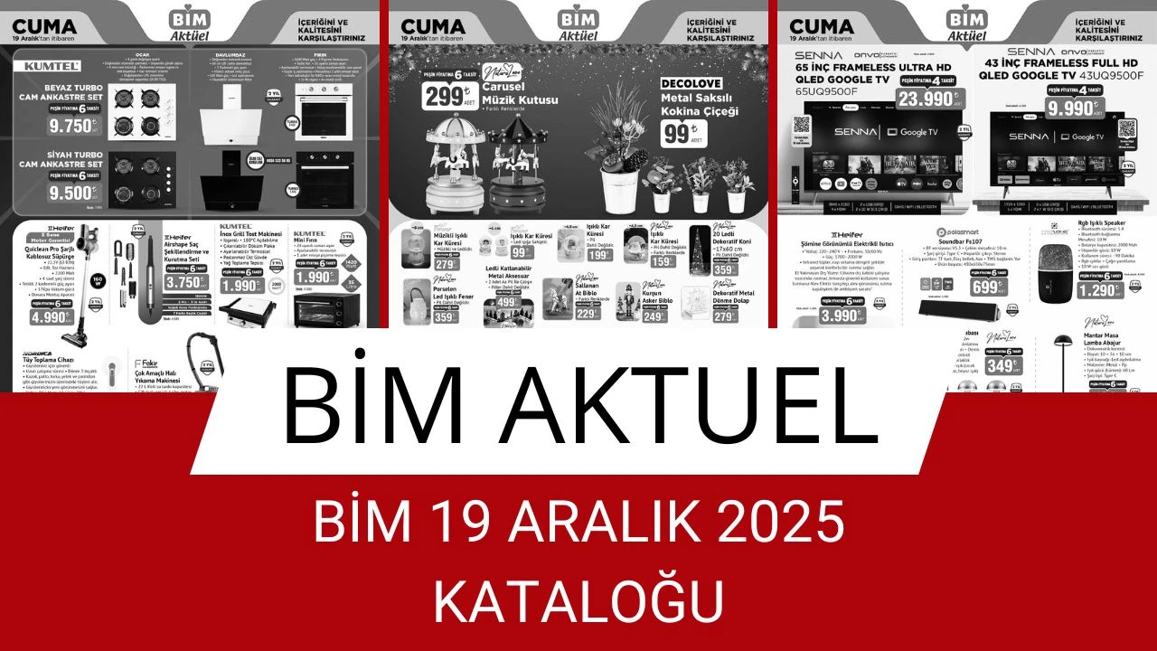 BİM 19 ARALIK 2025 KATALOĞU YAYINLANDI!