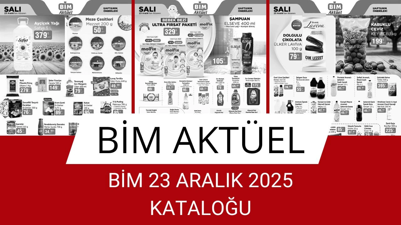 BİM 23 ARALIK 2025 KATALOĞU YAYINLANDI!
